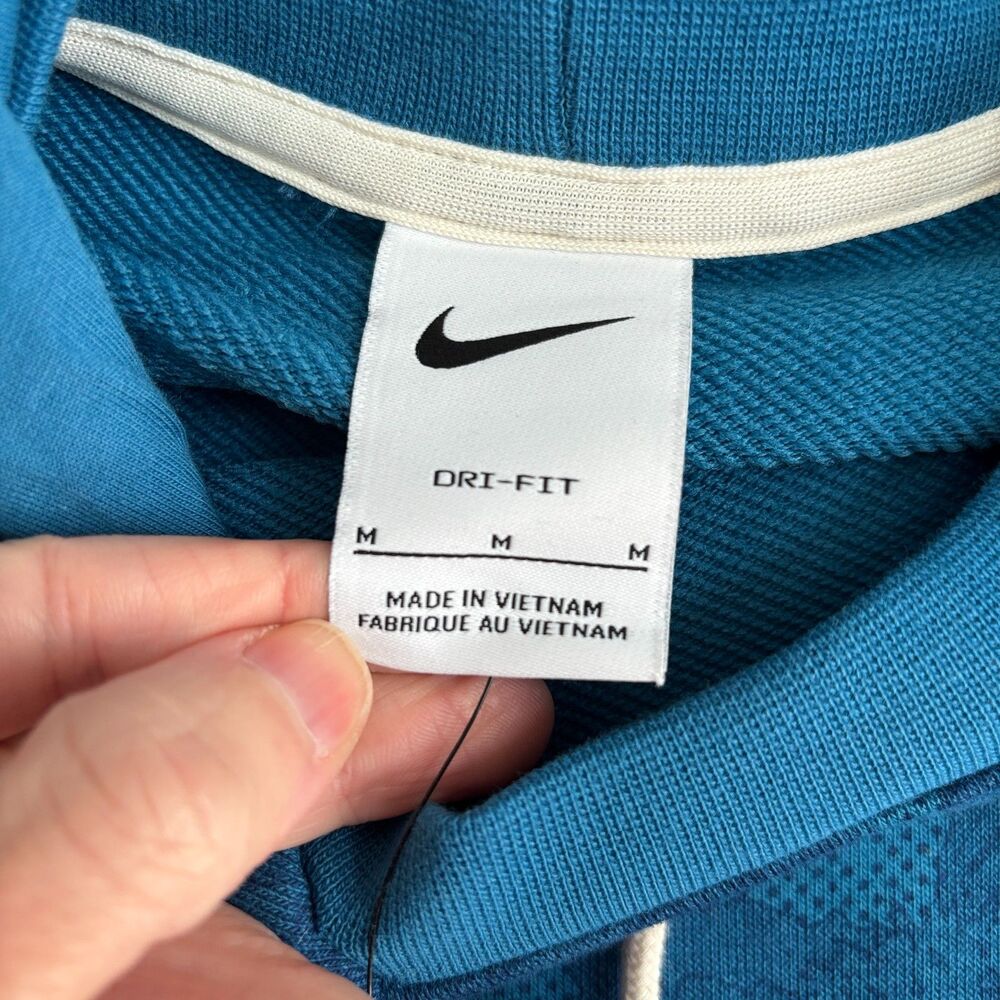 Nike Men's Dri-FIT Halftone Floratone Hoodie Mens Medium Blue Standard Issue NWT - Picture 6 of 12